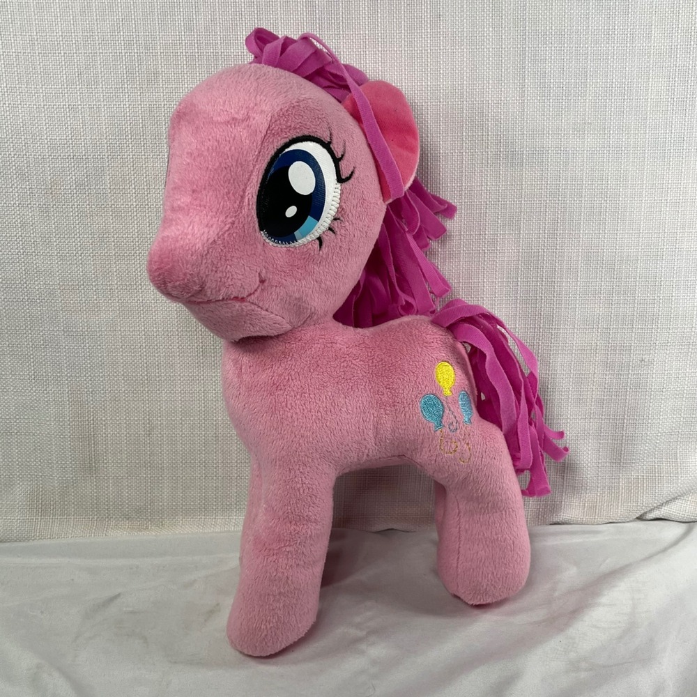 My Little Pony Pinkie Pie Plush 12 Inch Stuffed Animal Hasbro 2012 Pink Toy